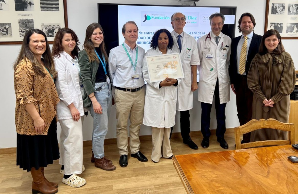 Reconocimiento internacional a la calidad de la atención en la UTM del Hospital Universitario Fundación Jiménez Díaz
