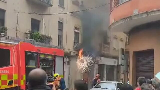 Incendio Explosión Vivienda Alzira