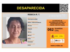 Desaparición preocupante en Alberic: buscan a Rebeca R. T., de 46 años