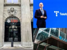 Telefónica alcanza un nuevo precio objetivo de 4,80 euros según UBS y Barclays