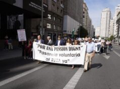 Profesionales del derecho se manifiestan en Madrid exigiendo pasarela justa al régimen de autónomos