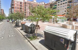 Un contenedor sin retirar acaba con la vida de un motorista en Valencia