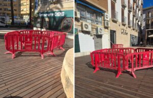 El paseo de Luis Suñer de Alzira se hunde a los dos meses de estrenarse