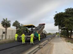 La Generalitat inicia las obras de reparación de la CV-4126 en Alfafar tras las inundaciones
