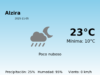 El tiempo hoy 5 de Noviembre de 2025 en Alzira según AEMET