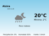 Previsión de la AEMET en Alzira hoy 29 de Noviembre de 2025