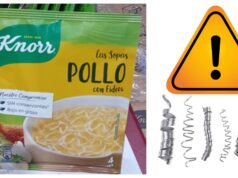 Detectan fragmentos metálicos y de caucho en una sopa Knorr que podrías tener en casa