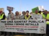 Concentración en Alzira por la saturación del centro de salud