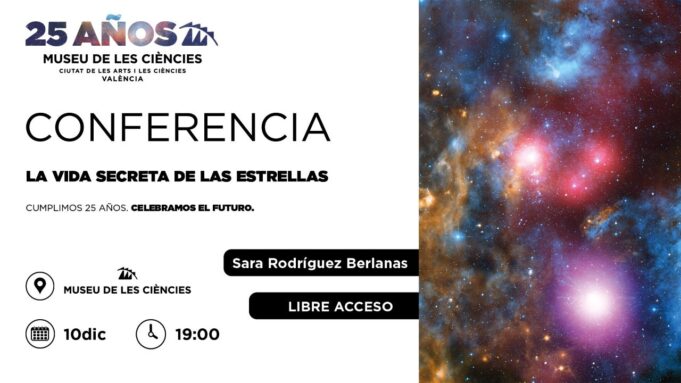 El Museu de les Ciències anuncia una conferencia sobre la vida de las estrellas