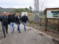 Juanfran Pérez Llorca Visita Barxeta para Evaluar los Daños Causados por el Temporal de Lluvias