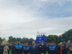 La Policía Local de Segovia recibe un merecido reconocimiento en Paiporta por su labor durante la DANA de 2024