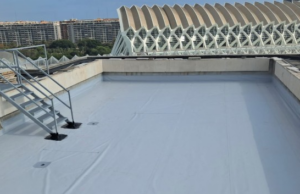 Las obras de impermeabilización en la Ciudad de Justicia de Valencia alcanzan el 60% de ejecución