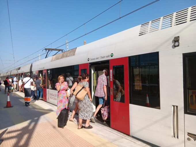 Metrovalencia alcanza los 3,6 millones de viajeros tras seis meses de la reapertura del tramo entre València Sud y Castelló
