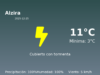 Previsión de la AEMET en Alzira hoy 25 de Diciembre de 2025