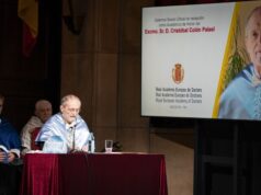 Cristóbal Colón ingresa como académico de honor en la Real Academia Europea de Doctores
