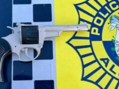 Un arma falsa casi real, incautada en un control en Algemesí