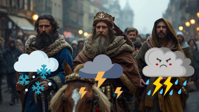 La borrasca Francis pondrá en jaque la cabalgata de Reyes