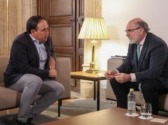 Juanfran Pérez Llorca se reúne con el presidente de Tragsa, Jesús Casas, para abordar proyectos de infraestructura