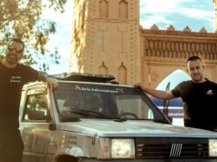 Un Fiat Panda y dos alzireños conquistan la Africadventure