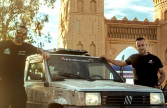 Un Fiat Panda y dos alzireños conquistan la Africadventure