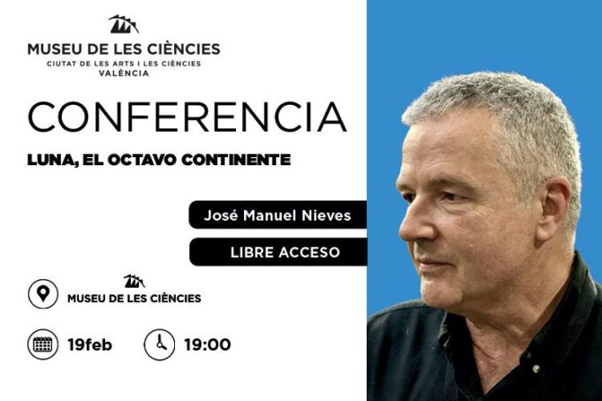 Conferencia gratuita sobre la Luna en el Museu de les Ciències a cargo de José Manuel Nieves