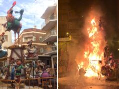 Una llama menos en las Fallas de Alzira