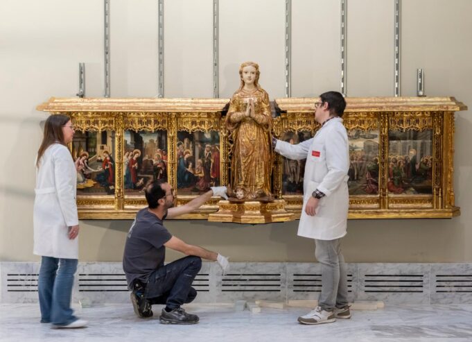 El Museo de Bellas Artes de València mejora su sala de pintura medieval y avanza en su colección permanente