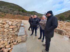 El puente de las Madroneras en Chera es reconstruido para mejorar su capacidad y seguridad ante inundaciones futuras