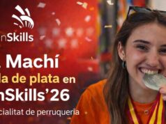 Una estudiante de Alzira, subcampeona de España en Peluquería