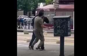 VÍDEO | Un frutero de Benimaclet sale con un cuchillo para frenar un robo