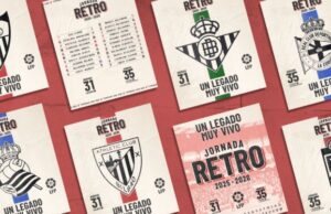 LALIGA celebrará en abril su primera jornada retro con 38 clubes participantes