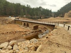 La Generalitat amplía la longitud del puente del Charco Negro en Sinarcas para mejorar su resistencia ante inundaciones