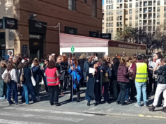 Valencia realiza un simulacro de incendio en la Ciudad de la Justicia para evaluar su plan de emergencias