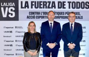 Laliga amplía su estrategia contra el odio con apoyo del Gobierno de Cataluña