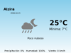 Previsión de la AEMET en Alzira hoy 15 de Abril de 2026