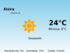 El tiempo en Alzira hoy, 16 de Mayo de 2026