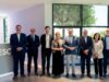 José Díez y Marián Cano realizan una visita a la empresa Ubesol en Atzaneta de Albaida