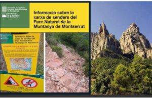 Las administraciones limitan el acceso a un sendero de Montserrat por desprendimientos