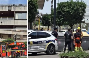 ¿Qué ha pasado en este edificio de Alzira? Bomberos y Policía han tenido que intervenir