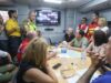 El president de la Generalitat coordina las labores de extinción del incendio en La Vall d’Uixó