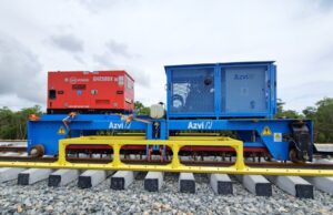 Azvi desarrolla una escuadradora automática de traviesas reconocida con una patente europea