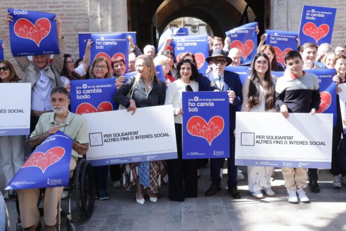 La Generalitat destina 46,5 millones de euros para ayudas del 0,7 % del IRPF enfocadas en programas sociales
