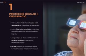 Lanzamiento de campaña de inspecciones de gafas solares en preparación para el eclipse total