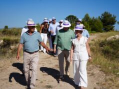 Marián Cano destaca el turismo de interior en la Floración de la Lavanda de Ademuz