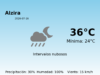 AEMET: El tiempo para Alzira – 16 de Julio de 2026