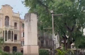 VÍDEO | Una tormenta exprés sacude Alzira y deja daños por varios barrios