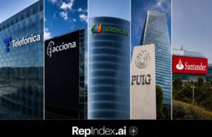 Telefónica lidera junto a Acciona, Iberdrola, Puig y Santander la reputación algorítmica del IBEX 35