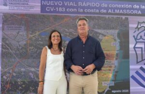 Presentación del nuevo vial de conexión entre Almassora y su litoral por parte de la Generalitat