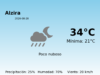 Predicción meteorológica: Alzira, 28 de Agosto de 2026