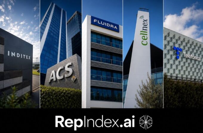 Inditex, ACS, Fluidra, Cellnex y Telefónica destacan en reputación algorítmica en el IBEX 35